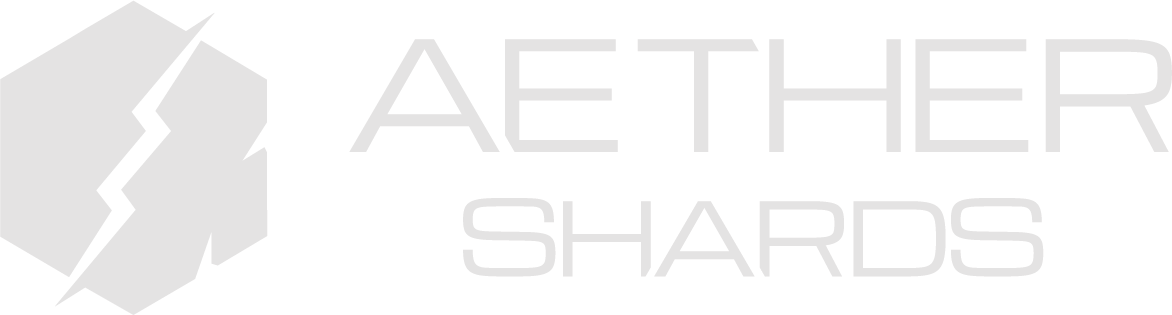 logo blanc aether shards
