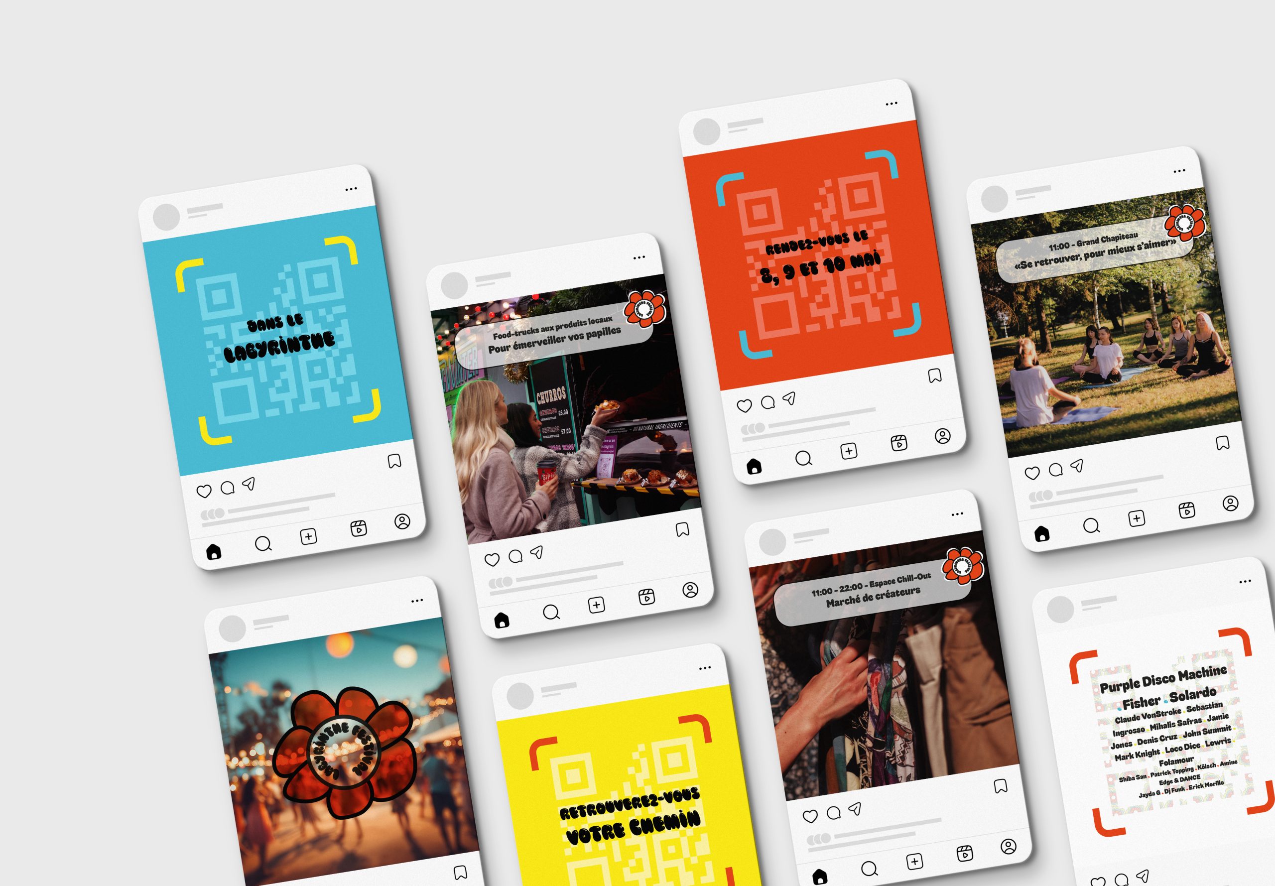 Communication du festival sur Instagram
