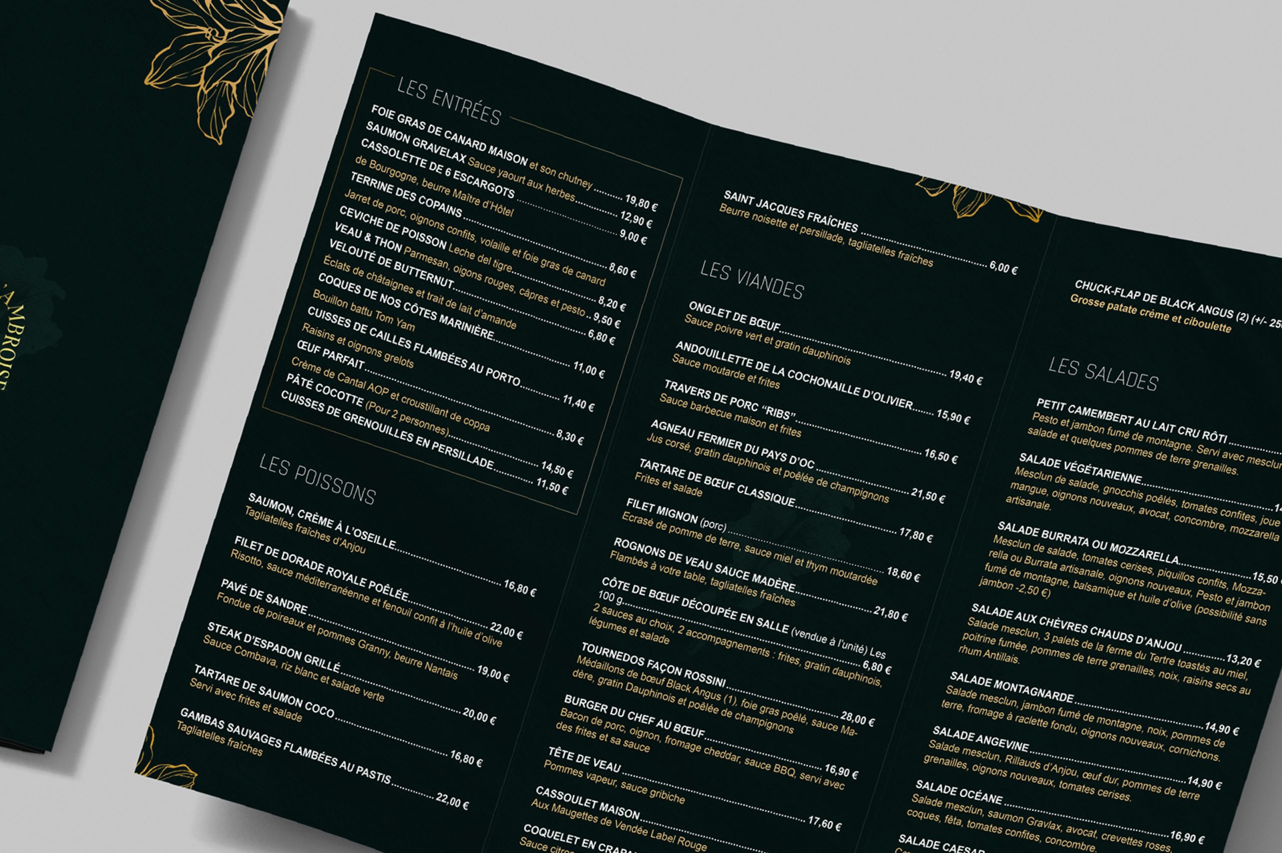 carte menu