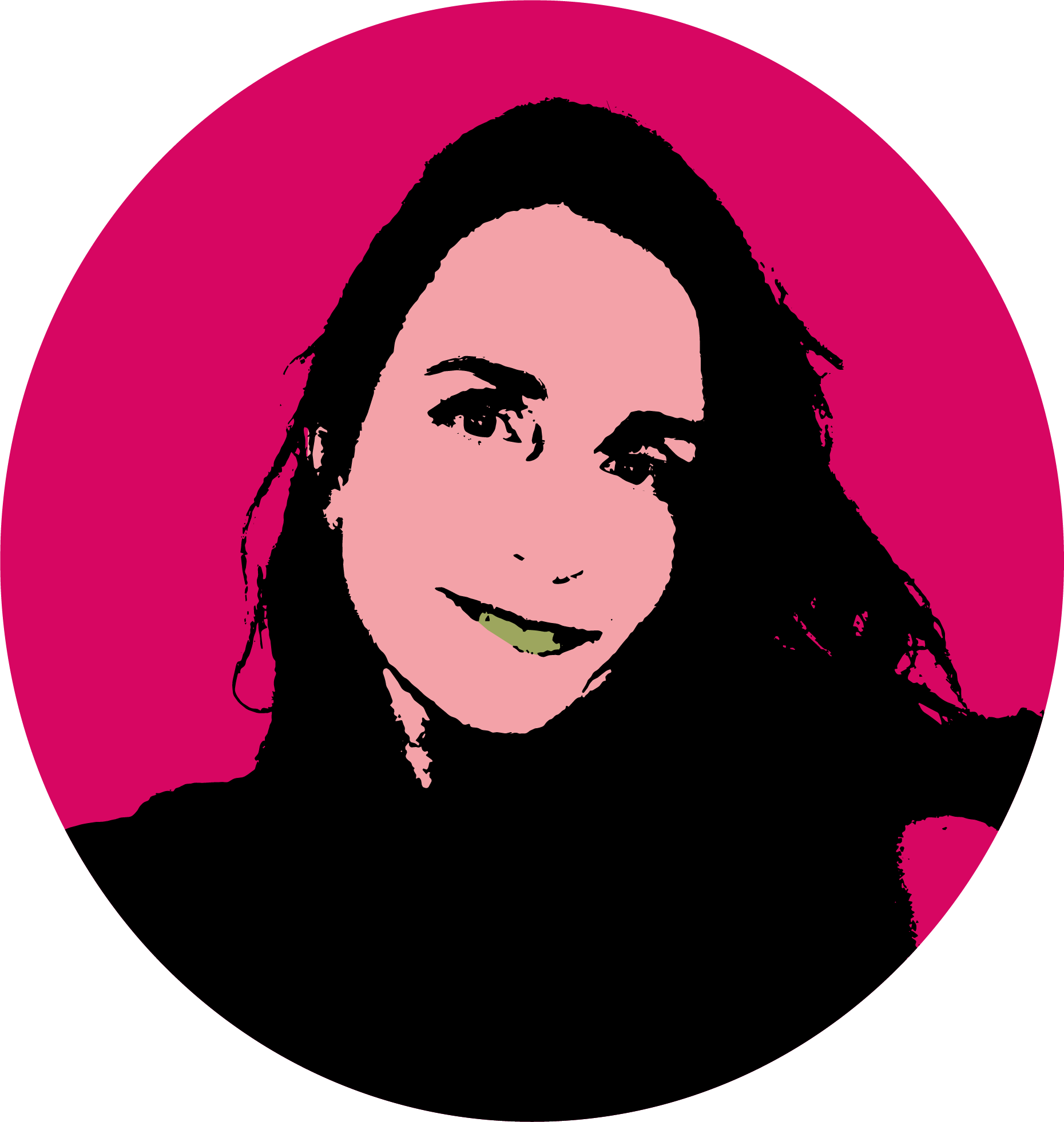 Photo profil style pop art